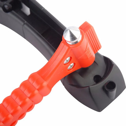 1Pcs Portable Safety Hammer Camping Driving Car Seat Belt Cutter Outdoor Survival Emergency Escape Hammer to Break Window Glass