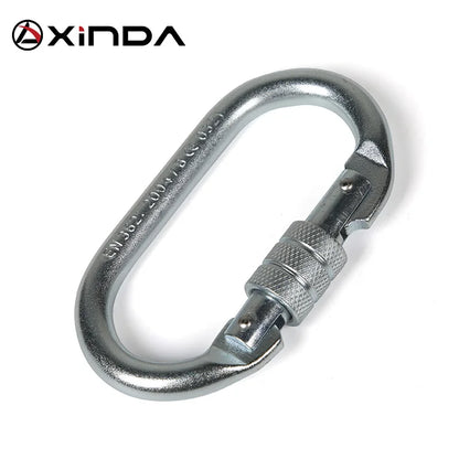 XINDA Professional Outdoor Rock Climbing  Tension Safety Supervivencia Lock Equipment Carabiner Camping Hiking Survival Kit
