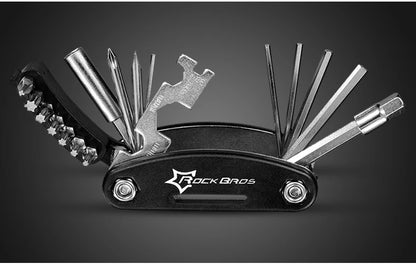 ROCKBROS Mountain Bicycle Tools Sets Bike Bicycle Repair Tools Kit Hex Spoke Wrench Mountain Cycle Screwdriver Tool 16 in 1
