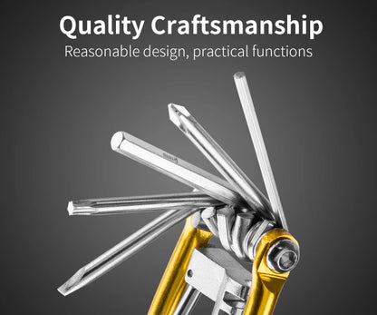 ROCKBROS Mountain Bicycle Tools Sets Bike Bicycle Repair Tools Kit Hex Spoke Wrench Mountain Cycle Screwdriver Tool 16 in 1