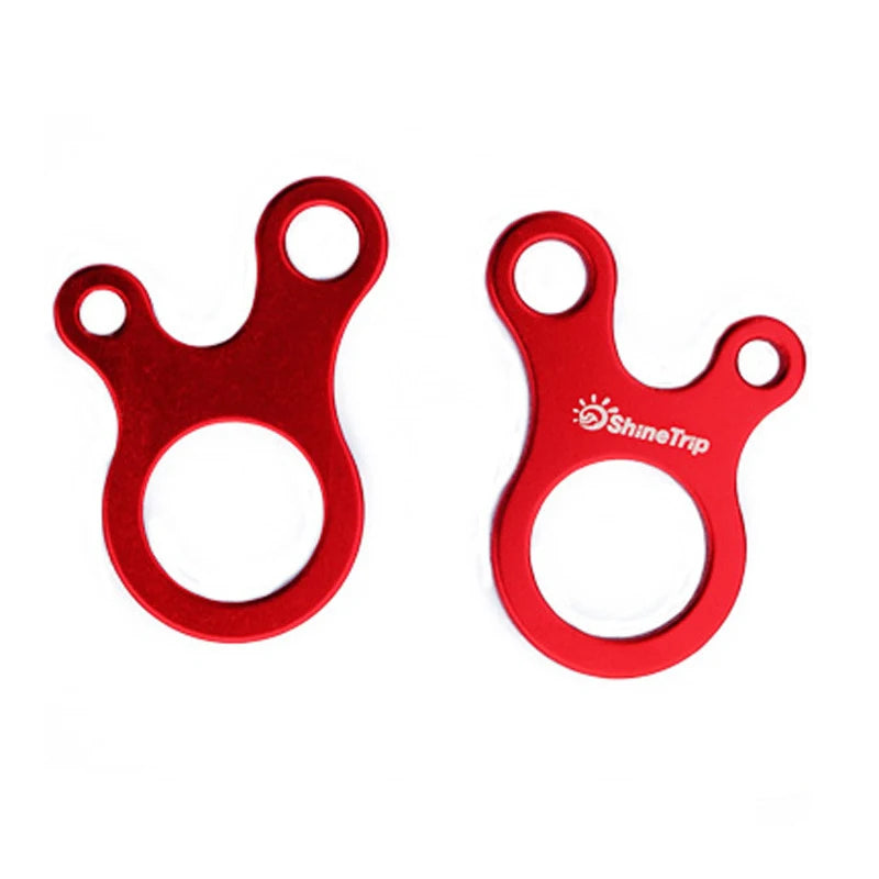 Carabiner Climbing Mountaineering 3-hole Fast Tying Anti-slip Quick Rope Tent Adjustment Buckle Outdoor Camping Survival Gear