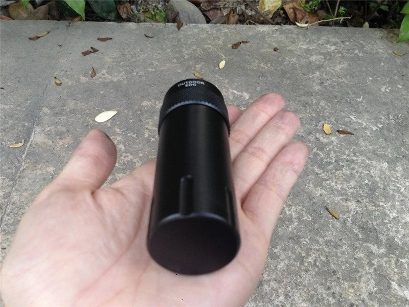 Outdoor Strong CNC Waterproof Emergency First Aid Kits Safety Survival Pill Bottle Aluminium Camping EDC Tank Box for Cigarettes