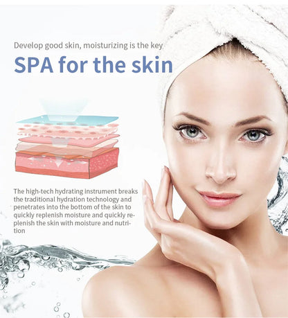 Portable Mini Air Humidifier Nano Face Steamer Facial Sprayer USB Rechargeable Nano Spray Hydry Apparatus Cold Spray Apparatus