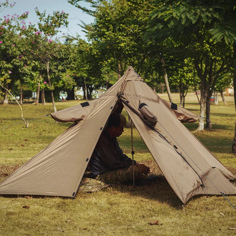 Onetigris Multiuse Raincoat Configurable Outdoor Tent TENTSFORMER Poncho Shelter 1500mm Waterproof 3 Season Single Tent