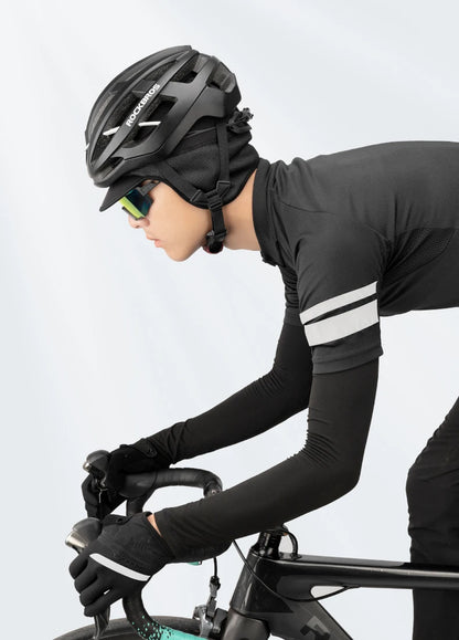 ROCKBROS Cycling Cap Winter Men Women Windproof Fleece Keep Warm Hat For Motorcycle Ski Outdoor Sports Headwear Accessories