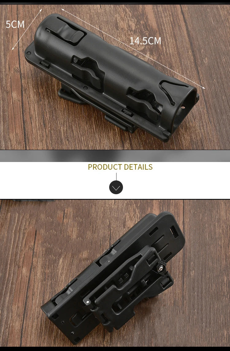 New Universal 360 Degree Tool Self Defense Safety EDC Rotation Outdoor Survial Kit Case Holster Black Holder