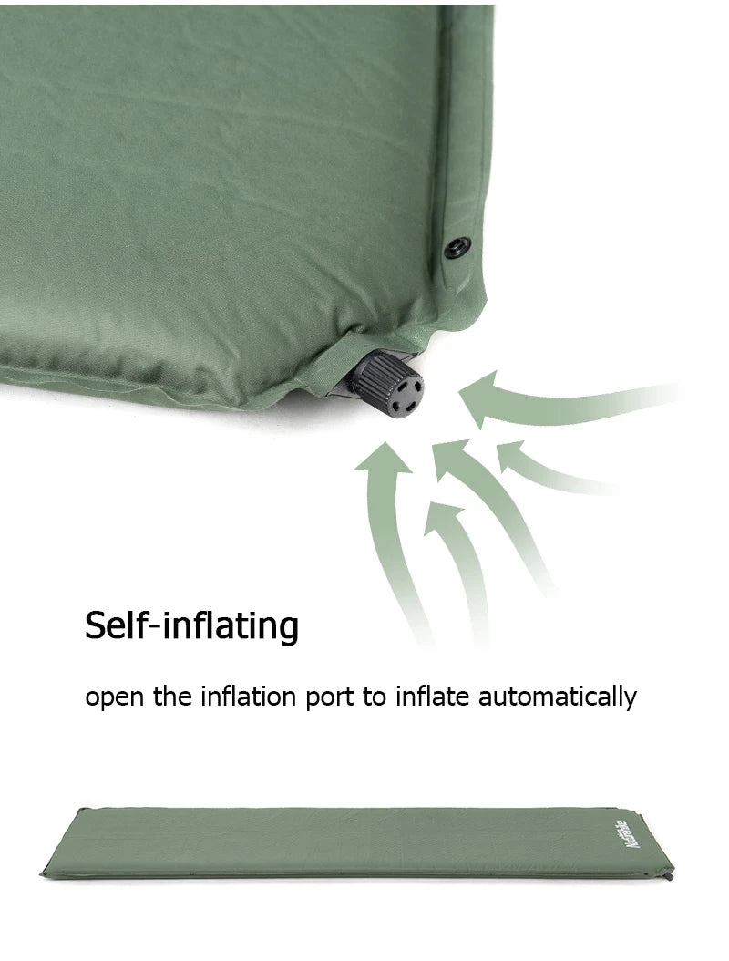 Naturehike Camping Mat D03 Inflatable Mattress Outdoor Travel Sleeping Pad 5cm Thicken Splicing Tent Mat Self-inflating Mat