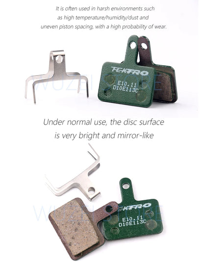 TEKTRO P20.11 E10.11 Brake Pads MTB Bike Hydraulic Disc Brake Pad for Shimano M335 395 Metal Ceramic Bicycle Pads Cycling Parts