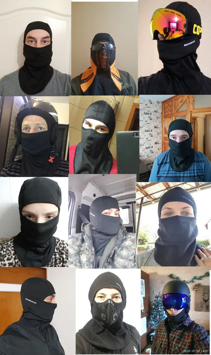 ROCKBROS Winter Ski Face Scarf Face Mask Cycling skiing running sport Training Balaclava Winderproof Bicycle Accessory