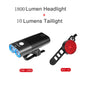 GACIRON 400-1800 Lumens Bicycle Front Light USB Rechargeable Cycling Headlight Flashlight MTB Road Bike Waterproof LED Head Lamp