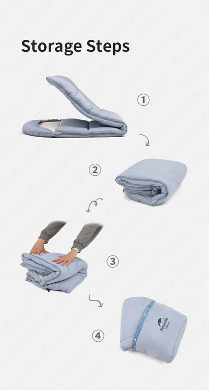 Naturehike Ultralight Outdoor Kids Cotton Sleeping Bag Portable Travel Camping Lengthen Splicing Children Envelope Lazy Bag