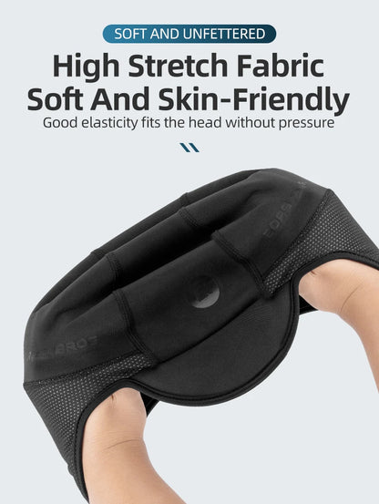 ROCKBROS Cycling Cap Winter Men Women Windproof Fleece Keep Warm Hat For Motorcycle Ski Outdoor Sports Headwear Accessories