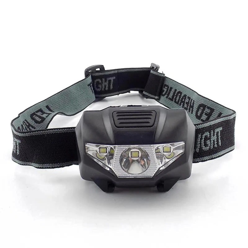 3W Powerful Mini Headlamp white Light LED Headlight 3-Mode Powered AAA Battery Head Torch Waterproof Camping Fishig Lantern
