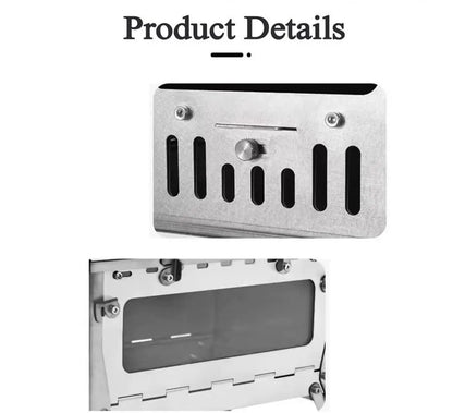 Camping Firewood Stove Tent Wood Heater Outdoor Ultralight  Burner Folding Portable Brazier Stainless Steel Furnace with Chimney