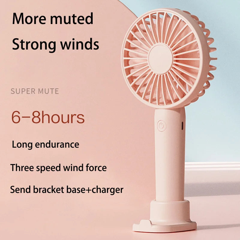 Handheld Mini Air Conditioner USB Rechargeable Portable Humidifier Mist Cooler Cooling Spray Humidifier Fan for Home/Office/Dorm