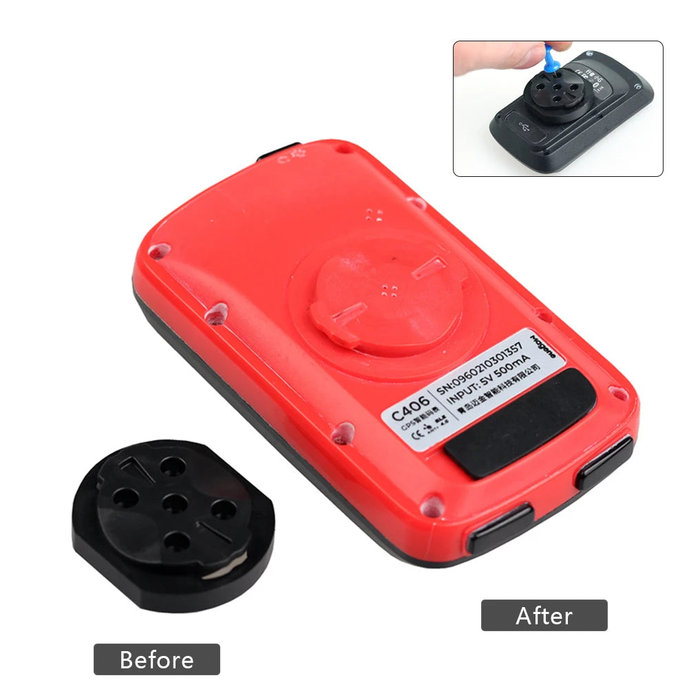 Bicycle Stopwatch Mount Bracket Base Repair Parts Practical Bike Computer Replacement Mounts Repair Kit for Garmin Bryton
