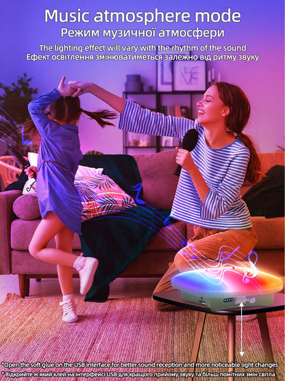 MOSLIGHTING USB Fast Rechargeable Camping Lantern Mobile Phone APP Smart Hanging Tent Lamp Portable Flashlights Night Lights LED