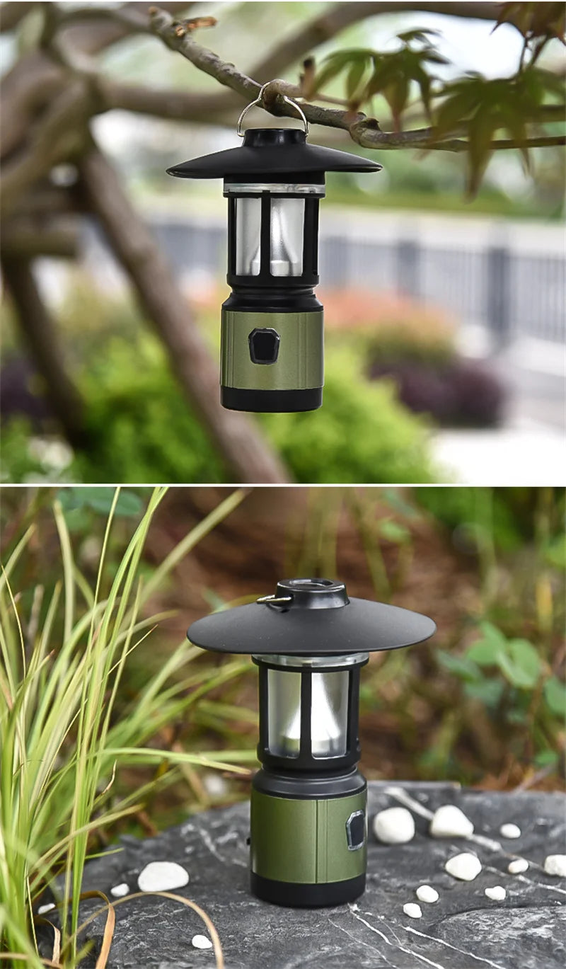 WEST BIKING Camping Tent Hanging Light Portable Camping Lanterns USB Rechargeable Led Light Camp Lamp for Outdoor Emergency