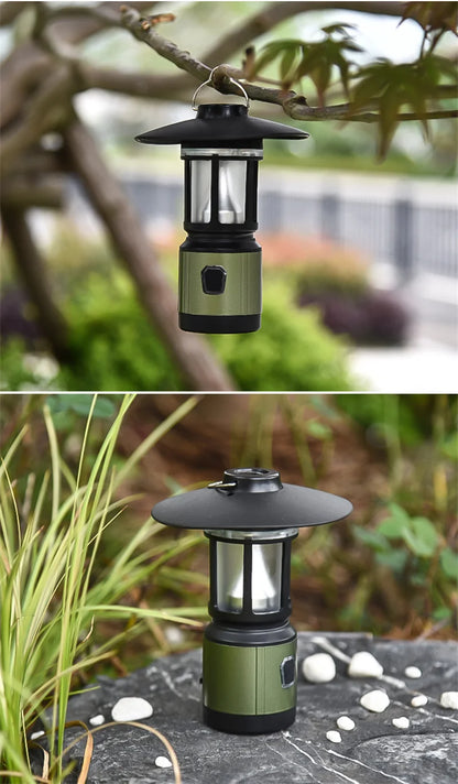 WEST BIKING Camping Tent Hanging Light Portable Camping Lanterns USB Rechargeable Led Light Camp Lamp for Outdoor Emergency