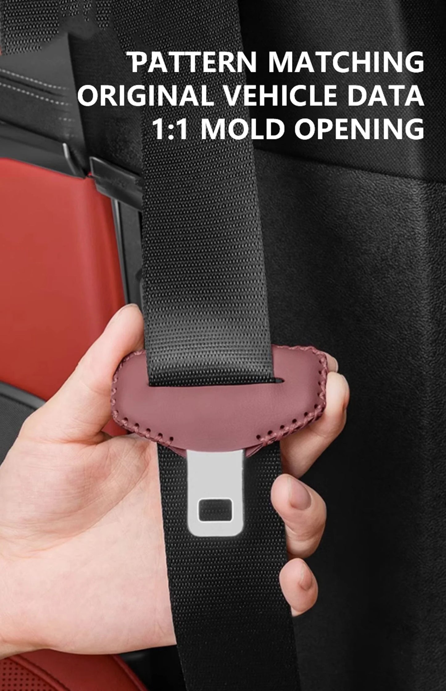 1/2pcs Car Safety Belt Plug Leather Protector Covers For Jeep Renegade Wrangler JL Gladiator Grand Cherokee Compass Accessories