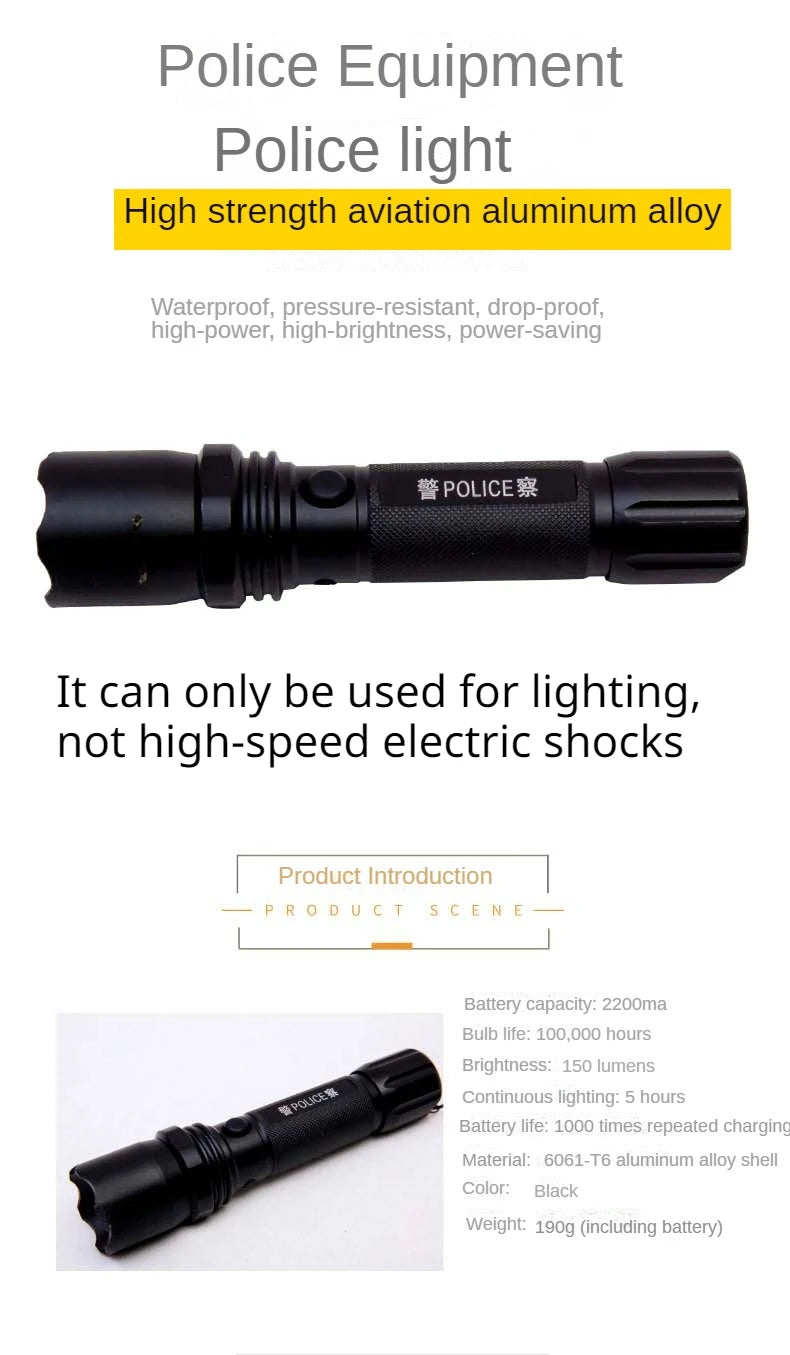 Standard Flashlights HJumping Outdoor Tool Camping Survival Emergency  Equipment Multifunctional Safety Accessories