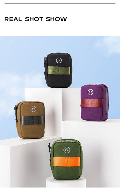 ROCKBROS Cycling Bag 0.35L Mini Portable Bike Tail Bag MTB Mountain Road Bike Tool kit Repair Bag Bicycle Bag Accessories