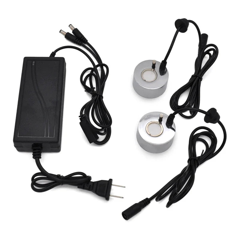 5-in-1 Mist Maker Fogger Ultrasonic Humidifier Fountain Rockery Gardening Bonsai Aquarium Pond Decor Atomizer Atomizing Heads