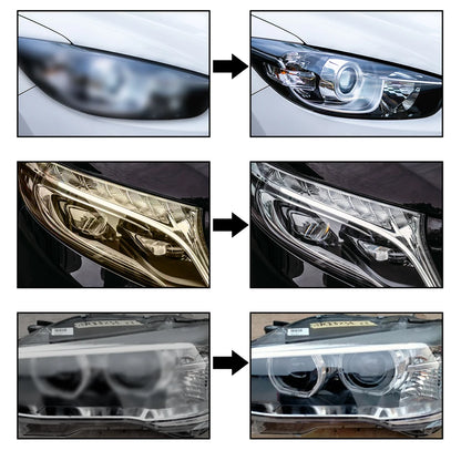 Car Headlight Polishing Kit 100ML/50ML Headlight Restoration Liquid Polymer Headlamp Renovation Repair Clean Kit Automobile Tool