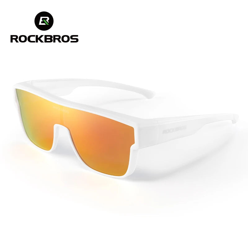 ROCKBROS Polarized Cycling Sunglasses Mutilfunctional Glasses UV Protection Set Glasses Frame Compatible Men's Women's Sunglass
