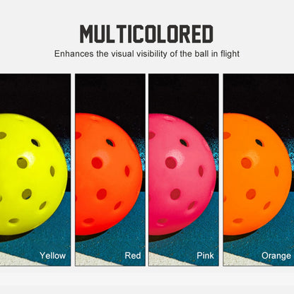 ALP Outdoor Pickleball 74mm Durable 40 Holes 26 Holes 1/3/6/12/100 Pieces/PCS 26g Original USA Professional Pickleball