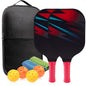 Pickleball Paddles USAPA Approved Set Rackets Honeycomb Core 4 Balls Portable Racquet Cover Carrying Bag Gift Kit Indoor Outdoor