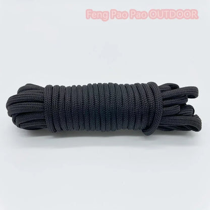 7-Cores 550 Paracord Rope 30 M Dia.4mm For Outdoor Camping Survival Lanyard Parachute Cord Hiking Tent Accessories