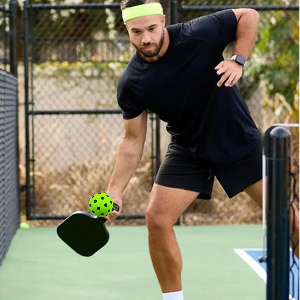 Foam Pickleball Balls Foam Balls Bounce Ball Consistent Bounce Practice Ball Pickle Balls for Pickleball Training Indoor
