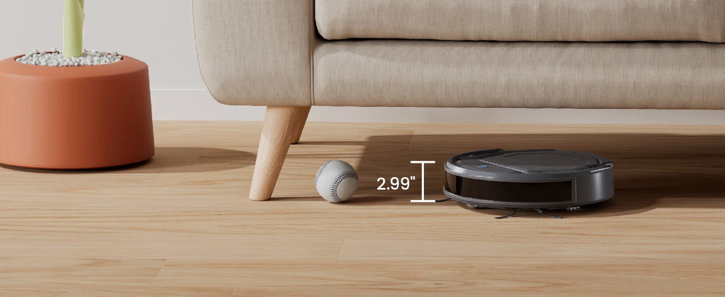 Lefant M210 Pro Robot Vacuum Cleaner, 2200Pa Powerful Suction, 120 Mins Runtime, Automatic Self-Charging, Wi-Fi/App/Alexa Contro