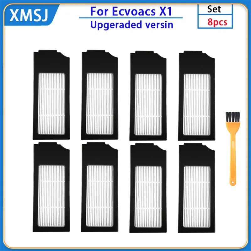 For Ecovacs Deebot X1 OMNI Dust Box Accessories X1 TURBO / T10 Robot Vacuum Cleaner Dust Bin HEPA filter Replacement spare parts