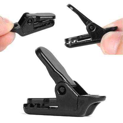 10pcs/lot travel outdoor camping plastic double hole tent rope adjustable buckle curtain alligator clip factory brand clip