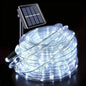 Solar LED Rope Lights Fairy Tube Light String Outdoor Waterproof Lawn Lamps 8 Mode For Home Garden Patio Christmas Wedding Decor