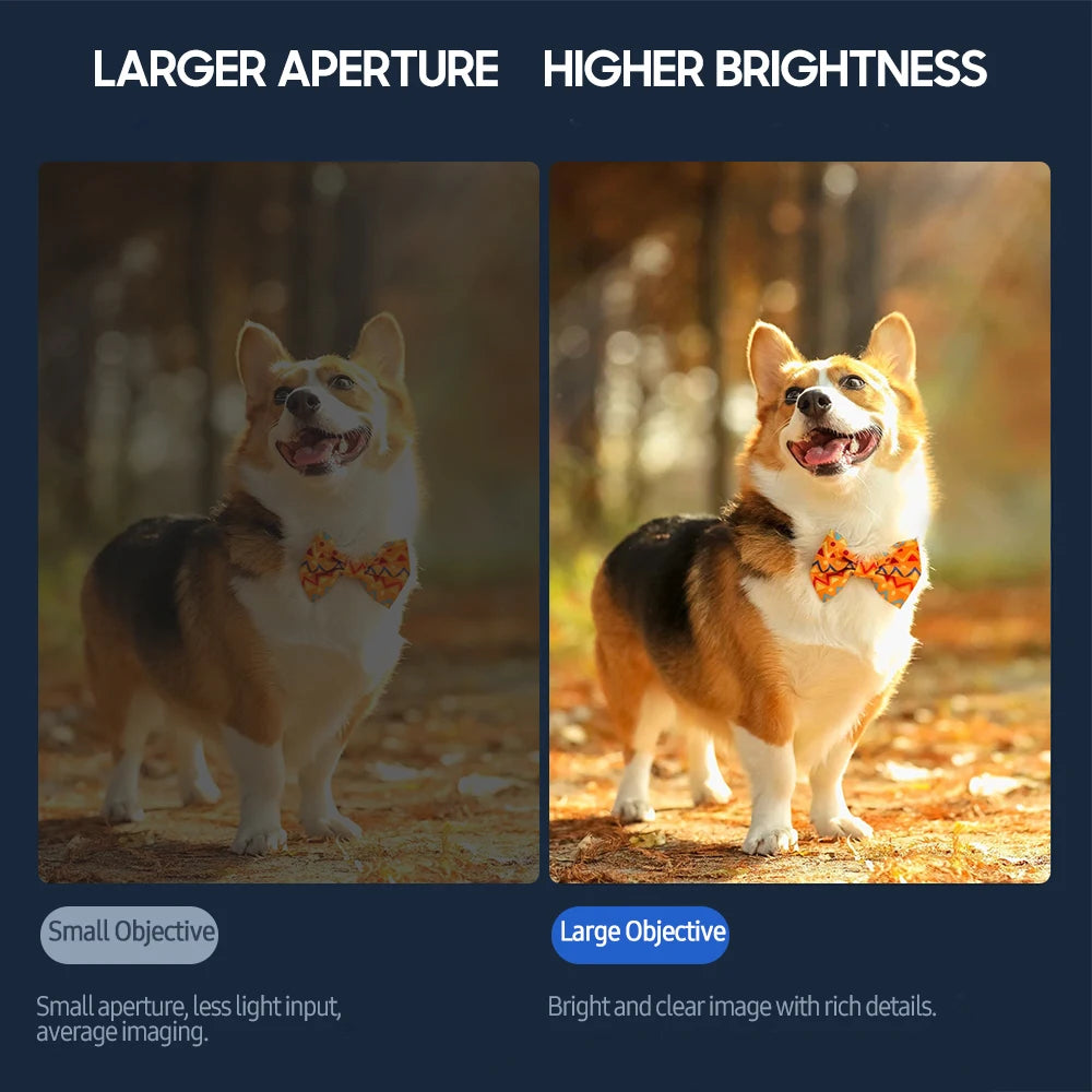 80x80 Telescope Binoculars BAK4 Prism Waterproof with Compass and Carrying Lanyard Red Film Telescope for Hunting Camping Travel