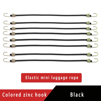 Elastic Bungee Cord Heavy Duty Luggage Straps Rope Hooks 25-30cm Stretch Tie Tent Outdoor Accessories