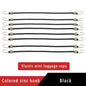 Elastic Bungee Cord Heavy Duty Luggage Straps Rope Hooks 25-30cm Stretch Tie Tent Outdoor Accessories