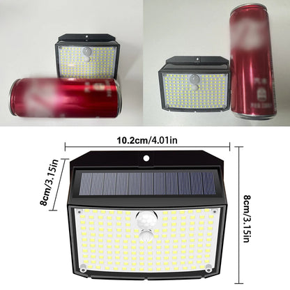 Outdoor Solar Light 468/208/138 LED Outdoor Solar Light LED Solar Security Lights Garden Waterproof 3 Modes Wall Lamp Fence Yard