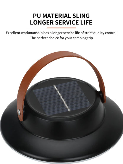 Solar High Power LED Camping Light 3 Modes Rechargeable Portable Lanterns Outdoor Emergency BBQ Waterproof Tent Lighting Lamp