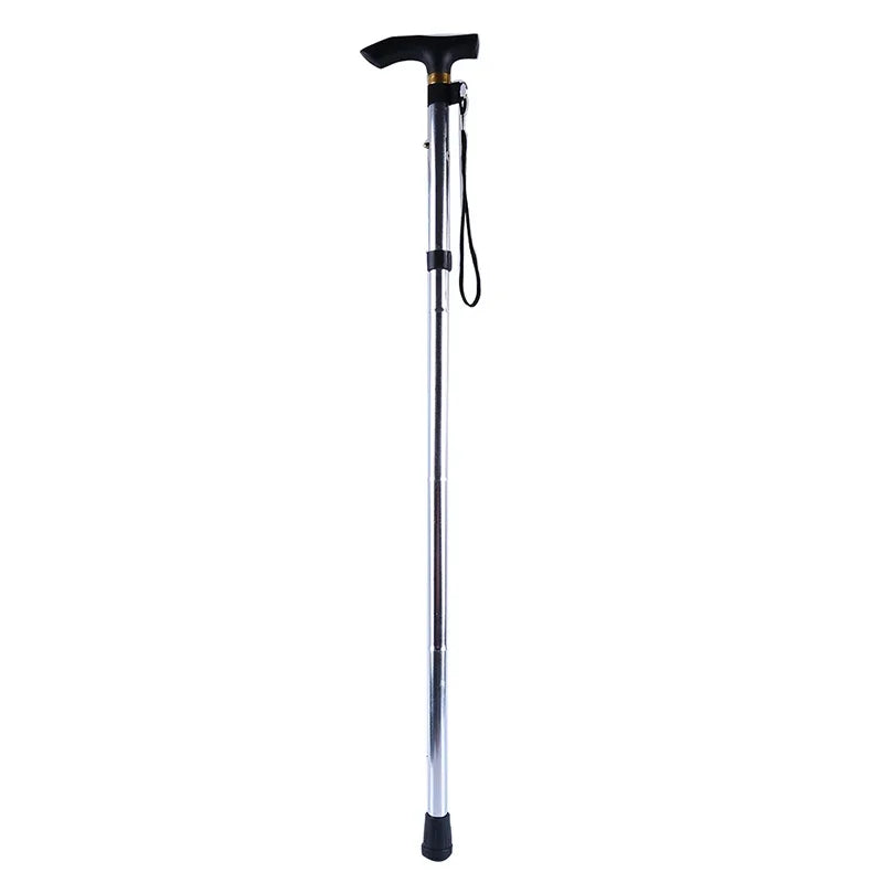 Hiking Camping Mountaineering Poles Walking Stick Telescopic Baton Trekking Poles Folding Cane Crutches Pole Unisex