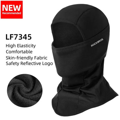 ROCKBROS Keep Warm Balaclava Winter Women Men's Motorcycle Bike Helmet Inner Cap Cycling Skiing Face Mask Thermal Windproof Hat