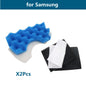 Blue Sponge Hepa Filter Kit for Samsung DJ97-01040C SC43 SC44 SC45 SC47 Series Robot Vacuum Cleaner Parts Car Accessories