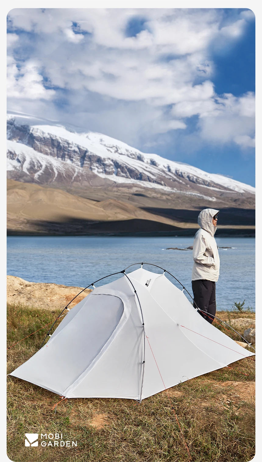 MOBI GARDEN Camping Tent Ultra Light Trekking Tent Portable Outdoor Hiking 20D