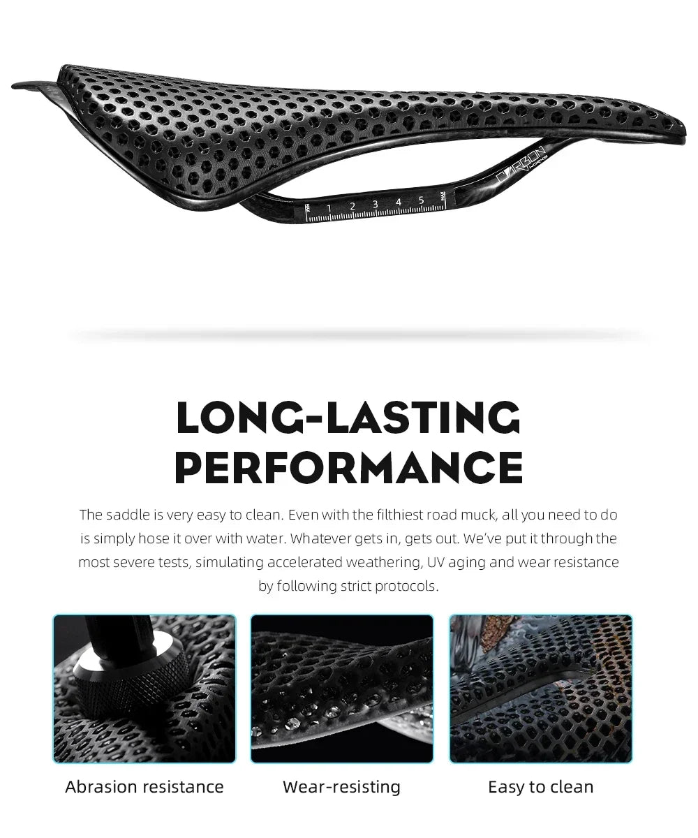 RYET Bike Saddle Ultralight Racing Full Carbon Seating Saddles 115g 7x9mm Road MTB Bicycle Seat Cushion Cycling Accessories