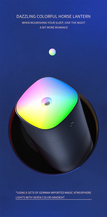 Colorful Humidifier 1 Home USB Portable Humidifier with Atmosphere Color Light Night Light Air Purification Humidifier