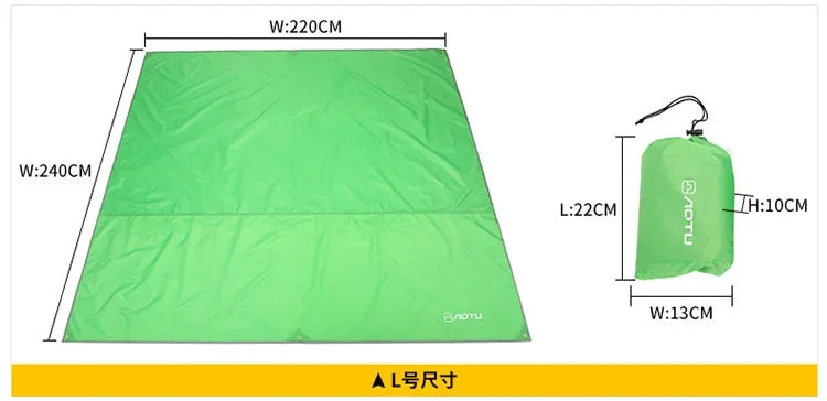 Tent Tarp Rain Sun Shade Hammocks Shelter Camping Survival Sun Shelter Picnic Awning Cover Waterproof Outdoor Hiking Accessories