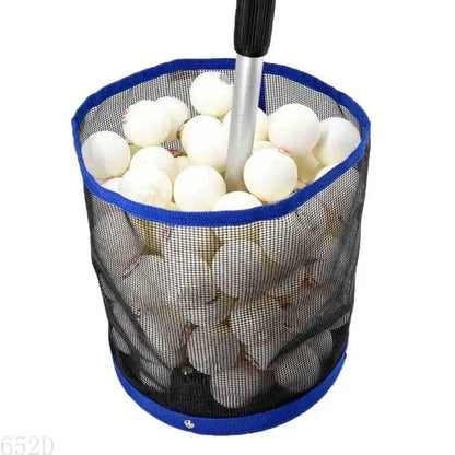652D Pingpong Ball Ball Pick Up Net Bag Table Tennis Picker Container Tool